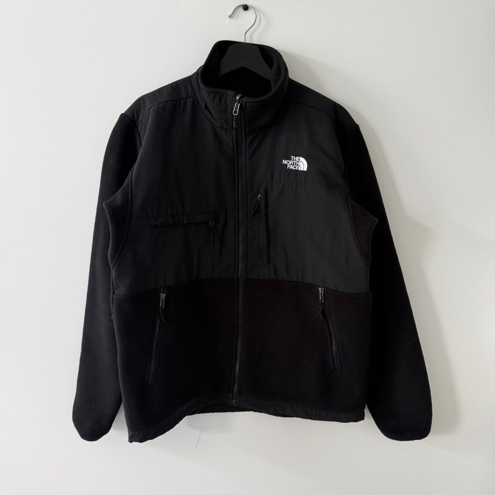 The North Face Retro Denali Polartec Fleece Jacket Mens M Black Full Zip